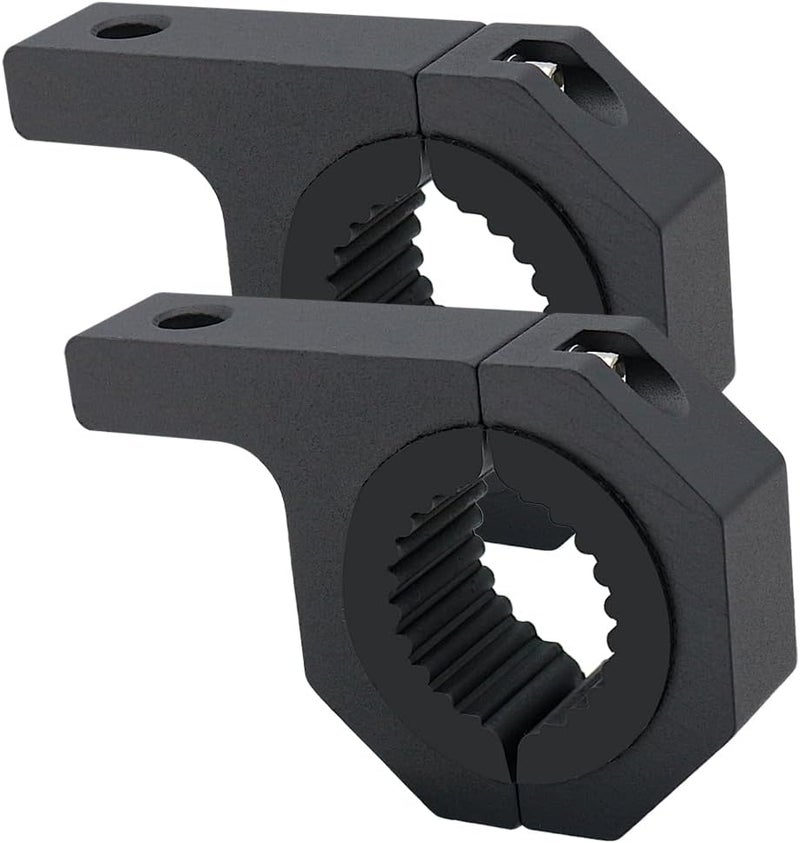 Szplonly Aluminum Mounting Bracket Kit Tube Clamp 2Pcs 1.37" 1.5" 2" Bullbar Roof Rack Roll Cage Horizontal Bar Clamp Mounting Kit fit for Trucks Car ATV Motorcycle Truck - Image 1